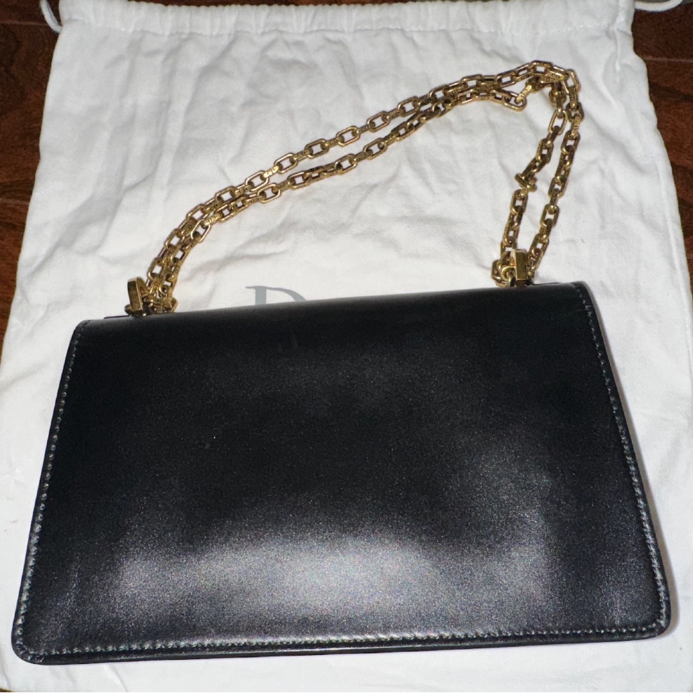 Dior Calfskin J'ADIOR Chain Medium Flap Bag Black - Picture 5 of 12